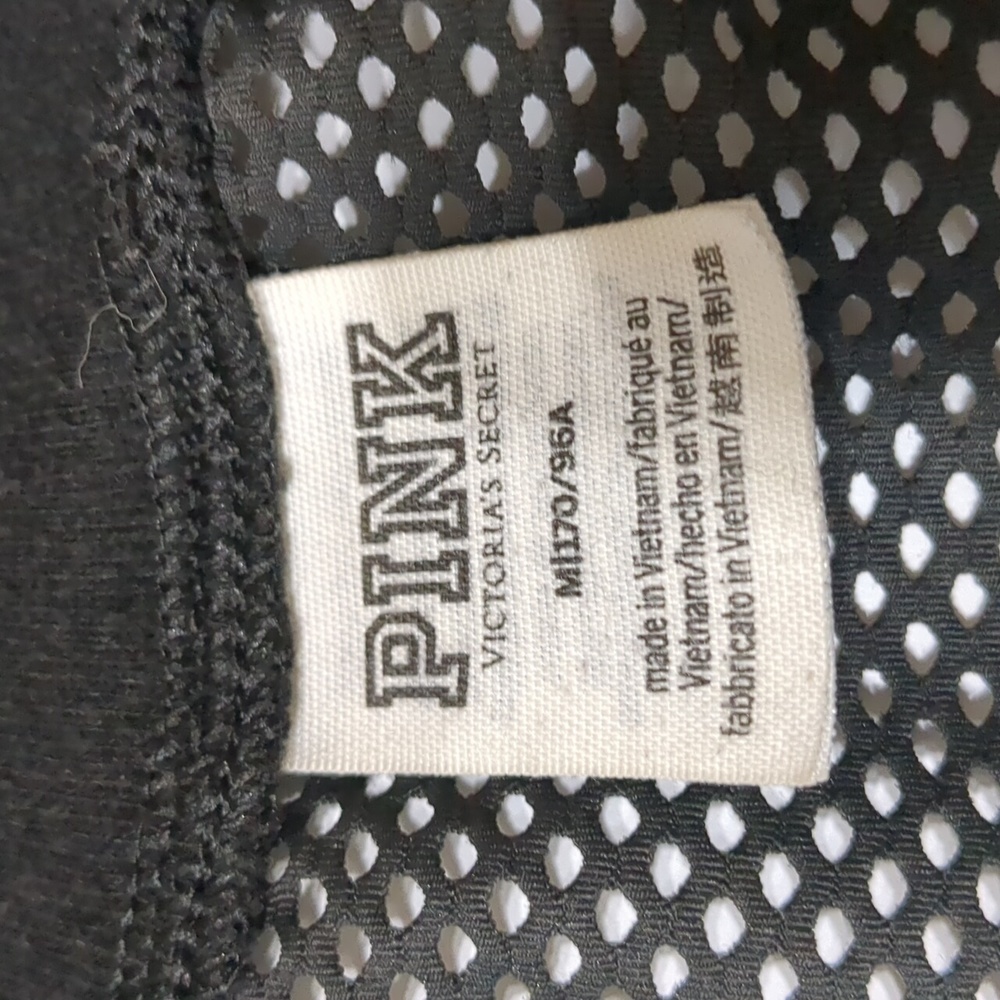 Pink Victoria’s Secret Crop Top 3/4 zip - Picture 4 of 8